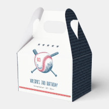 Niedlich Navy Red Baseball Bat Star Kindergeburtst