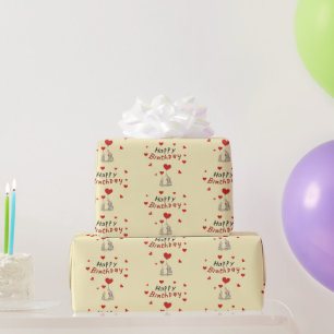 Niedlich Nelly auf Blond Gift Wrapping Paper Geschenkpapier