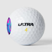 Niedlich Neon Anime Girl Golf Balls Golfball (Logo)