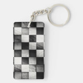 Niedlich Neon Anime Girl Schlüsselanhänger (Rückseite)