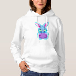 Niedlich Neon Kash Rabbit Hoodie