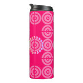 Niedlich Neon Pink Bridesmaid Gastgeschenk Custom Thermosbecher (Nach rechts gedreht)