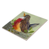 Niedlich Nesting Robin Trivet Fliese (Seite)