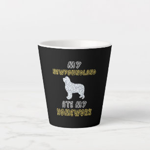 Niedlich Newfie Mein Neufundland Ate My Hausaufg Milchtasse
