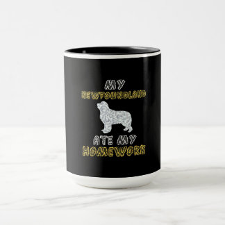 Niedlich Newfie | Mein Neufundland Ate My Hausaufg Tasse