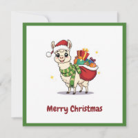 Niedlich Nice Funny Funny Winter Alpaca