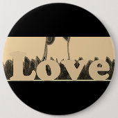 Niedlich Nice & Lovely I Liebe Button (Vorderseite)