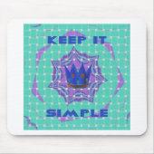 Niedlich Nice und schlicht Royal Mousepad (Vorne)