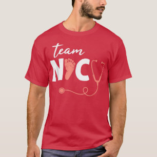 Niedlich NICU Nurse ICU Neonatal Nurse Tiny Humans T-Shirt