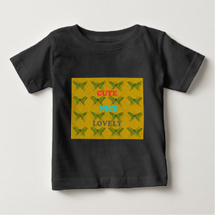 Niedlich Nie Lovely Vintag Butterfly.png Baby T-shirt