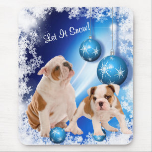 Niedlich, niedlich, niedlich! Bulldoggen-Welpe Mousepad