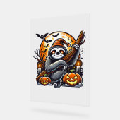 Niedlich Night Sloth Halloween Klassischer T - Shi Acrylschild (Winkel)