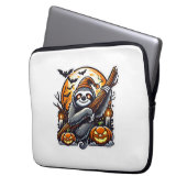 Niedlich Night Sloth Halloween Klassischer T - Shi Laptopschutzhülle (Vorderseite Links)