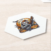 Niedlich Night Sloth Halloween Klassischer T - Shi Untersetzer (angewinkelt)