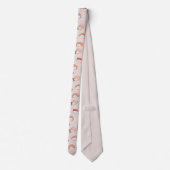 Niedlich Nigiri Sushi Seamless Pattern Neck Tie Krawatte (Rückseite)