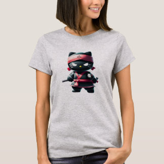 Niedlich Ninja Cat T - Shirt
