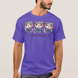 Niedlich Ninja Cats cat Ninjutsu Funny T-Shirt