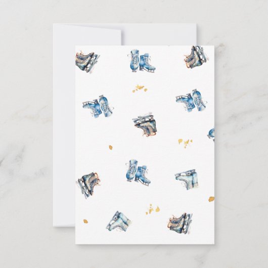 Niedlich Ninja Kindergeburtstag Party Dankeskarte (Rückseite)