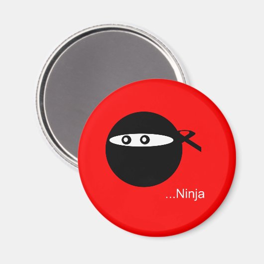 Niedlich Ninja Magnet (Vorderseite/Rückseite)