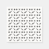 Niedlich Ninja Warrior Kindergeburtstag Serviette (Vorderseite)