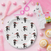 Niedlich Ninjas Pappteller (Party)