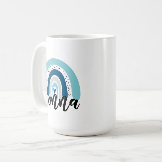 Niedlich Nonna Rainbow Kaffeetasse (Vorderseite Links)