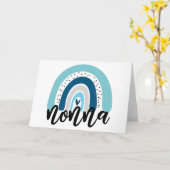 Niedlich Nonna Rainbow Karte (Gelbe Blume)