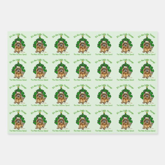 Niedlich Norwich Terrier Christmas Geschenkpapier Set (Vorderseite 2)