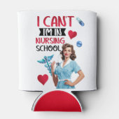 Niedlich Nostalgische Krankenschwester_ Ich bin in Dosenkühler (Rückseite)