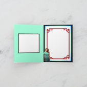 Niedlich Nostalgische Krankenschwester Pinup Flatt Dankeskarte (Innenseite)