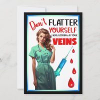 Niedlich Nostalgische Krankenschwester Pinup Flatt