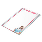 Niedlich Nostalgische Krankenschwester Pinup_ Ich  Notizblock (angewinkelt)