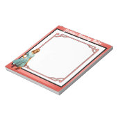 Niedlich Nostalgische Krankenschwester Pinup_ Kran Notizblock (Rotiert)