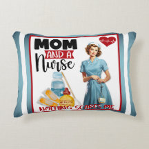 Niedlich Nostalgische Krankenschwester Pinup Mama 