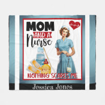 Niedlich Nostalgische Krankenschwester Pinup Mama 