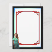 Niedlich Nostalgische Krankenschwester Pinup_ Nich Einladung (Rückseite)