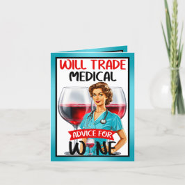 Niedlich Nostalgische Krankenschwester Pinup wird  Dankeskarte