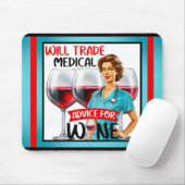 Niedlich Nostalgische Krankenschwester Pinup wird  Mousepad (Mit Mouse)