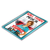 Niedlich Nostalgische Krankenschwester Pinup wird  Notizblock (Linke Seite)