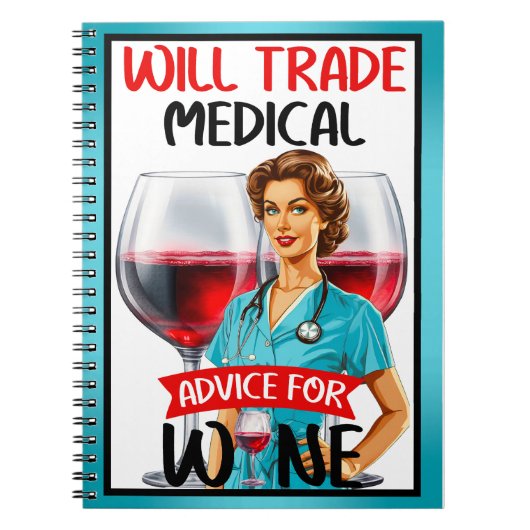 Niedlich Nostalgische Krankenschwester Pinup wird  Notizblock (Vorderseite)