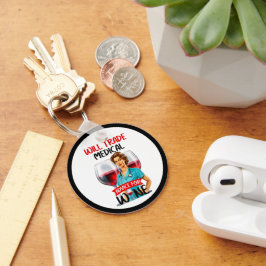 Niedlich Nostalgische Krankenschwester Pinup wird  Schlüsselanhänger