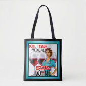 Niedlich Nostalgische Krankenschwester Pinup wird  Tasche (Vorderseite)