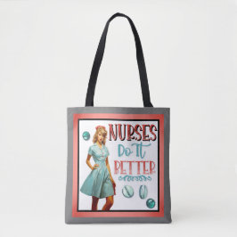 Niedlich Nostalgische Krankenschwestern Pinup Nurs Tasche