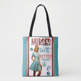 Niedlich Nostalgische Krankenschwestern Pinup Nurs Tasche