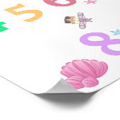 Niedlich Number Baby Kinderzimmer Poster | Bildung (Ecke)