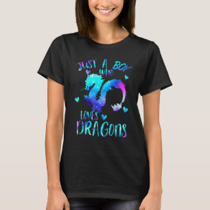 Niedlich nur ein Junge, der Lieben Dragons Männer  T-Shirt