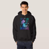 Niedlich nur ein Mädchen, das Lieben Dragons Paste Hoodie (Vorne ganz)