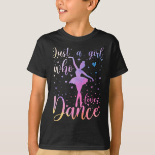 Niedlich nur ein Mädchen, das Lieben tanzen Lover T-Shirt