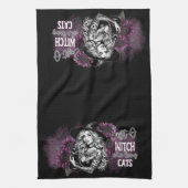 Niedlich nur eine Hexe Geschirrtuch (Vertikal)