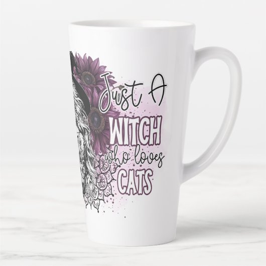 Niedlich nur eine Hexe Milchtasse (Rechts)